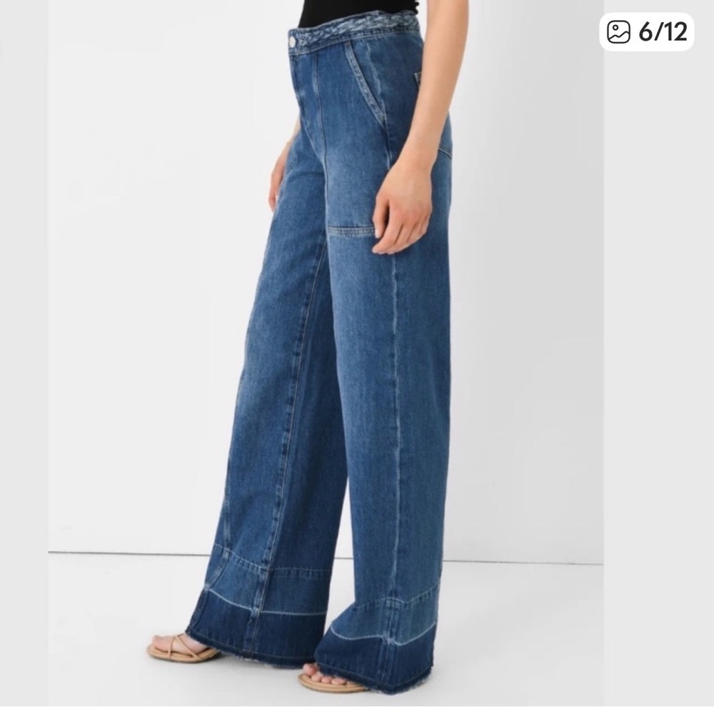 Frame Denim Dark Blue Flare Jeans